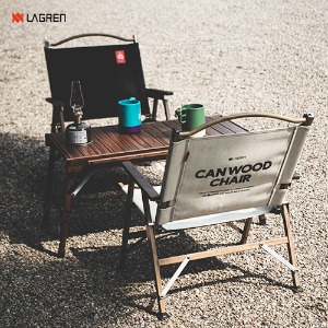꾸버스 [1+1행사] 라그렌 캔우드 체어 접이식 폴딩 캠핑 의자 +전용가방